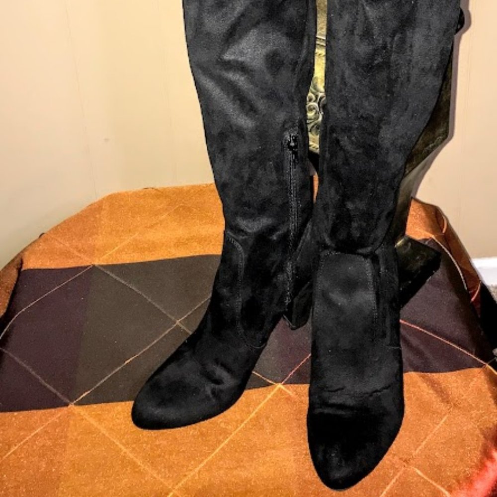 ❌SOLD❌UNISA-Black over the knee boots - Picture 2 of 12